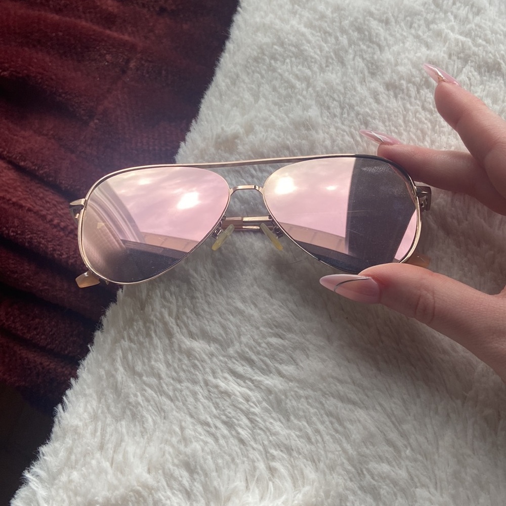 Rose Gold and Gold Sunglasses